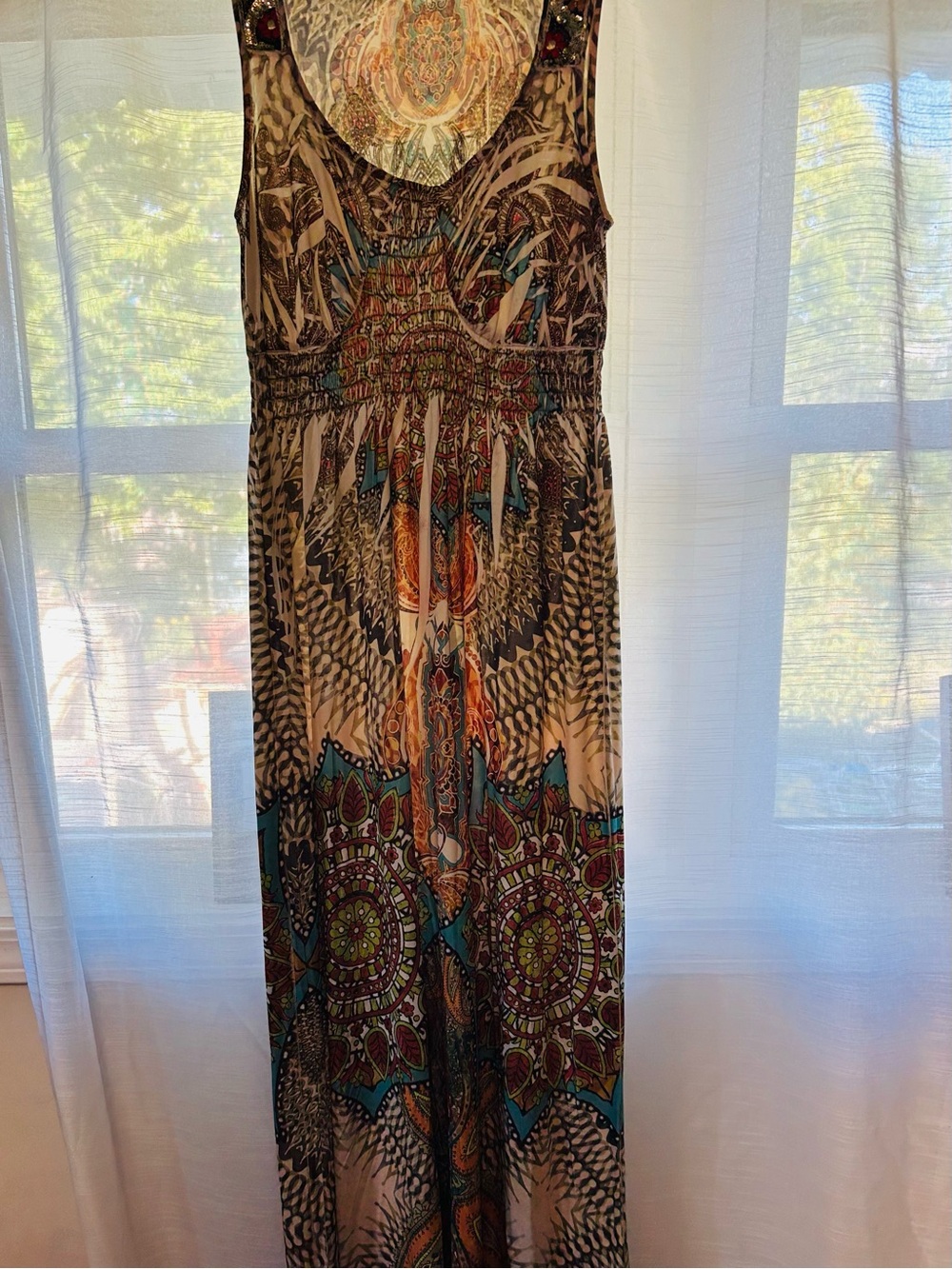 OneWorld Bohemian Printed Maxi Dress - Multicolor